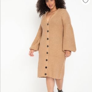 Cardigan Sweater Dress